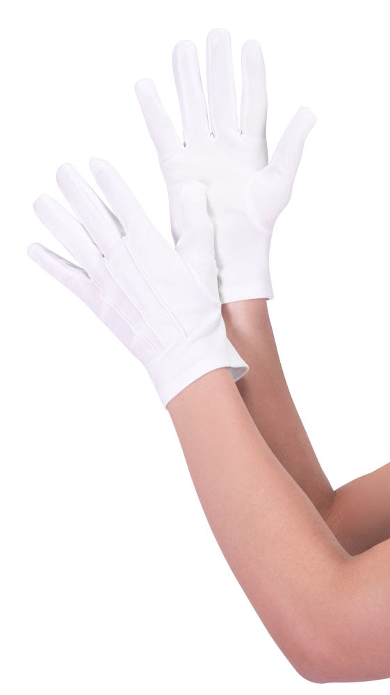 handschuhe erwachsene Klassische weiße Handschuhe für Erwachsene
